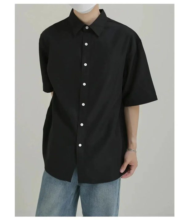 Thin Breathable Short Sleeve Shirt Discount