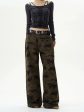 Wide-leg Camouflage Pants Cheap