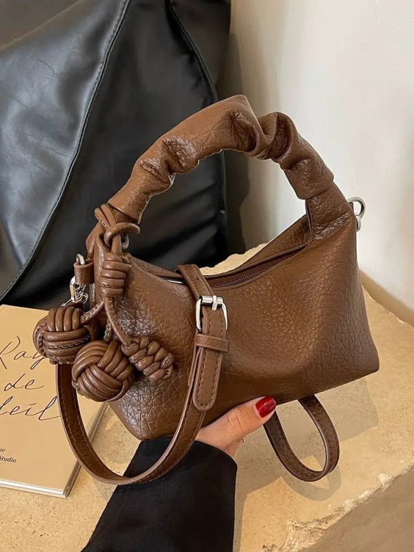 Buckle Straps Knotted Handle Mini Bag For Discount