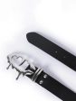 Stylish Leather Belt with Unique Metal Buckle For Discount