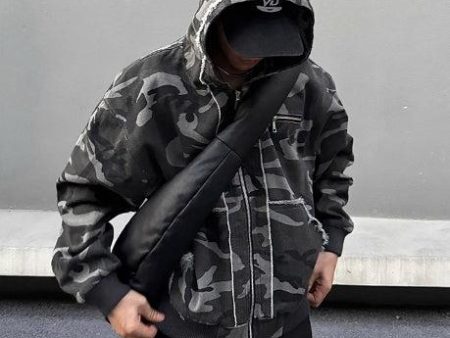 Camouflage Zip-up Hoodie Hot on Sale