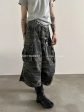 Washed Camouflage Pleated Cargo Pants Online Hot Sale