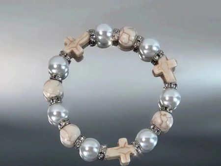 Beaded Cross Bracelet Online Hot Sale