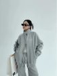 Casual Track Zipper Jacket Pants Suit Fashion