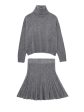 Turtleneck Sweater and Skirt Set Online Hot Sale