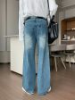 Casual Wide-Leg Jeans For Sale