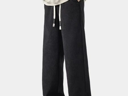 Velvet Drawstring Sweatpants Online