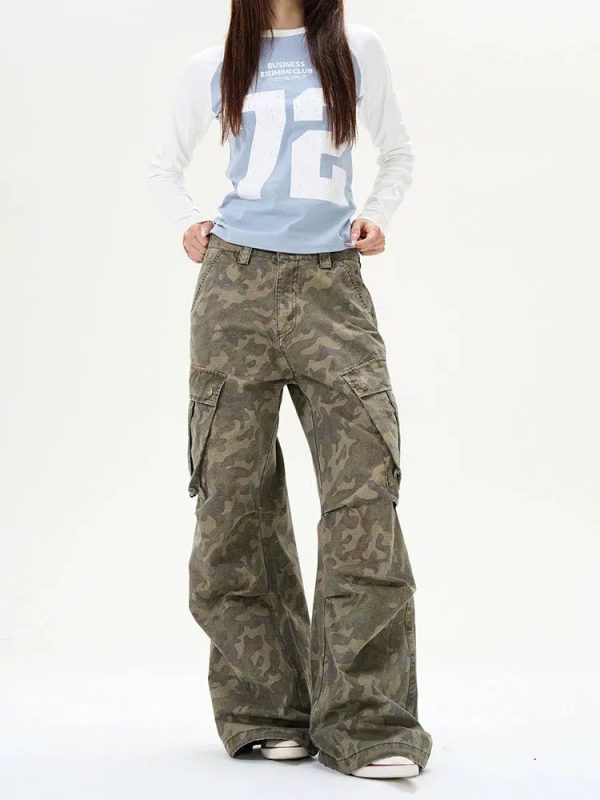 Cargo Camouflage Casual Pants For Discount