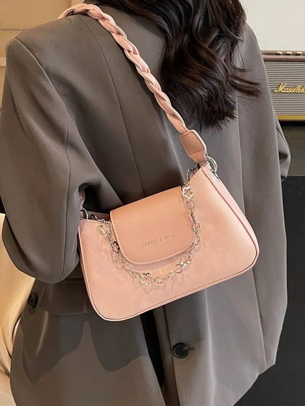 Braided Chain Strap Crossbody Handbag Sale