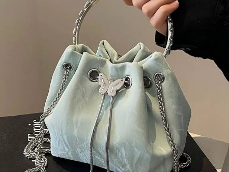 Butterfly Accent Bucket Bag Online Sale