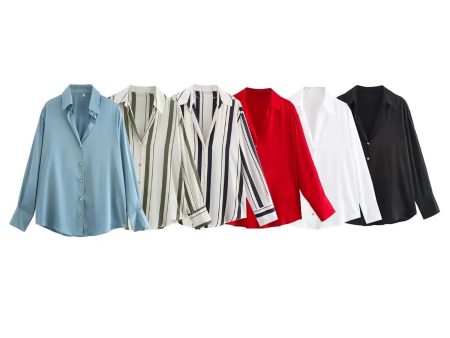 Casual Button-Up Long Sleeve Shirts on Sale