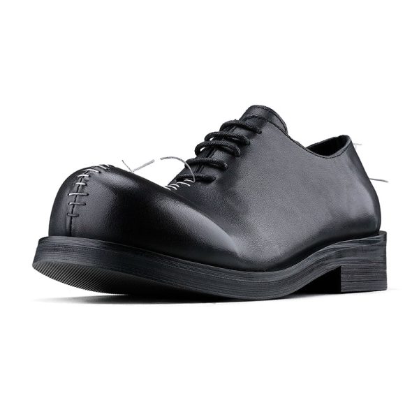 Casual Leather Lace-Up Shoes Online Sale