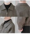 Zip-Up Faux Leather Jacket Discount