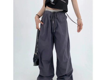 Wide-Leg Drawstring Pants Sale