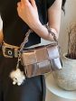 Woven Shiny Leather Crossbody Bag Hot on Sale