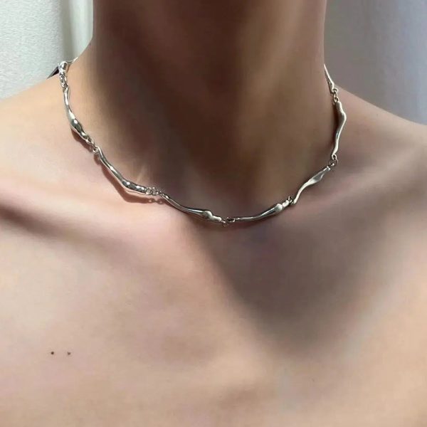 Twisted Chain Necklace Discount