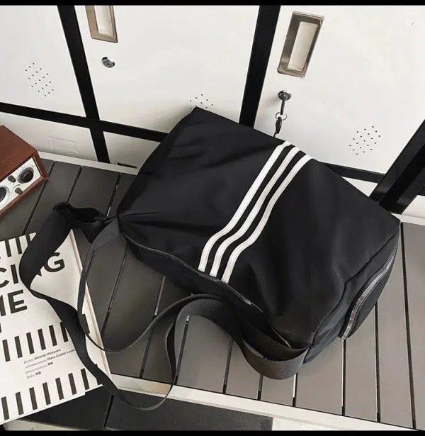 Stripes Sporty Oversized Utility Bag Online now