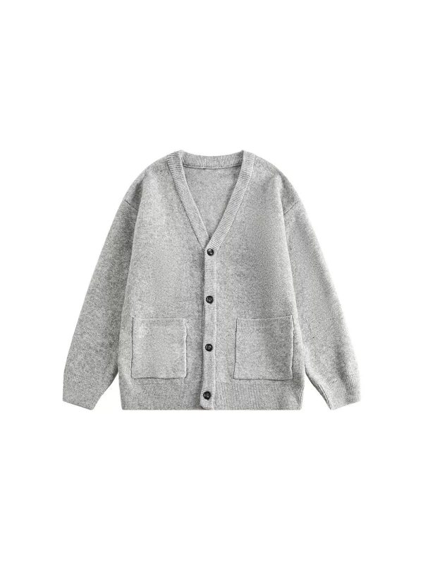 Button Closure Cozy Knit Cardigan Sale