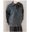 Zip-Up Faux Leather Jacket Discount