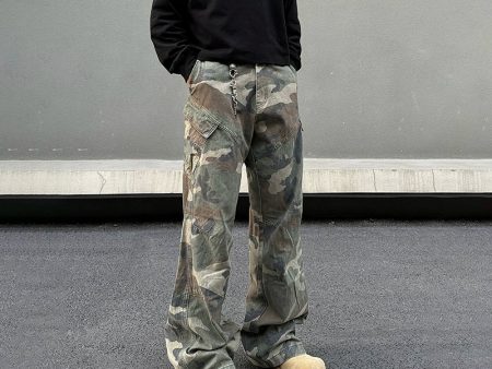 Camouflage Cargo Multi-pocket Pants Sale