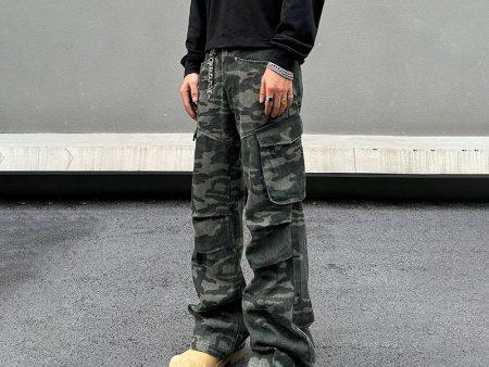 Camouflage Cargo Pocket Pants Supply