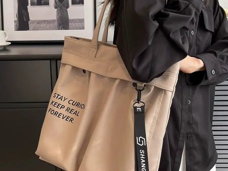 Stylish Slogan Tote Bag Online now