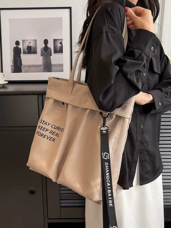 Stylish Slogan Tote Bag Online now