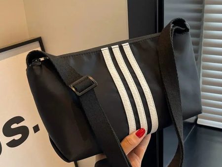 Adjustable Strap Striped Small Square Bag Online