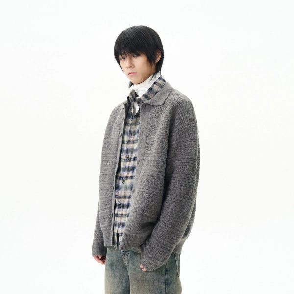 Textured Knit Jacket Online Hot Sale