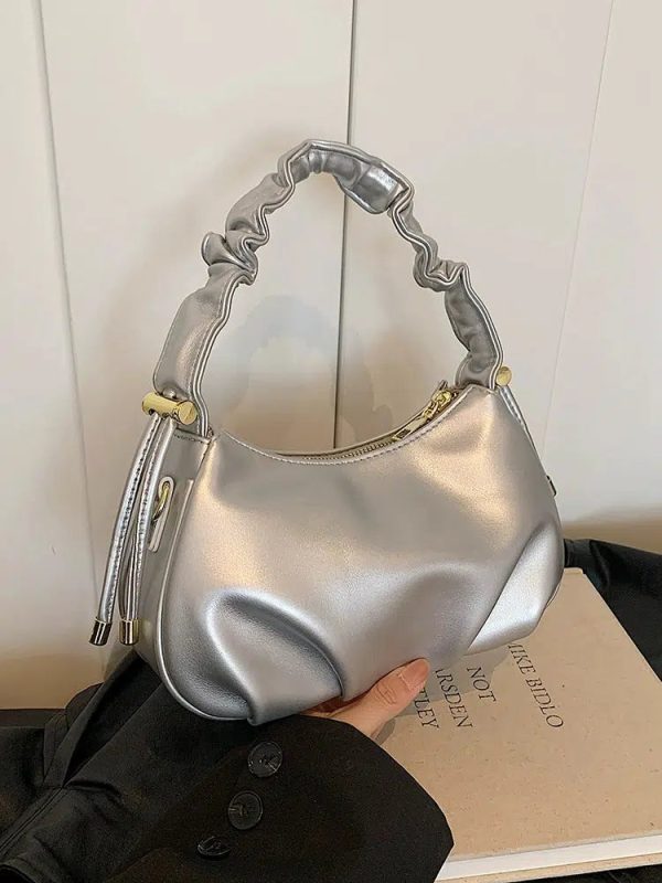 Zip Closure Shoulder Bag For Cheap