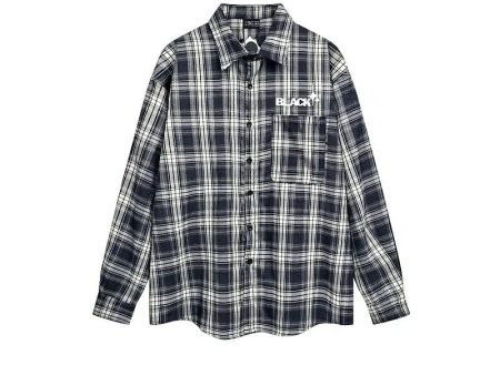 Button-up Plaid Shirt For Sale