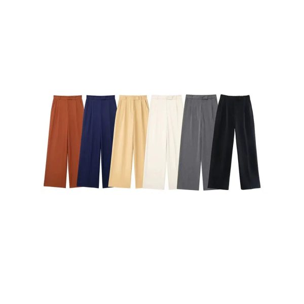 Casual Wide-Leg Pants Online Sale