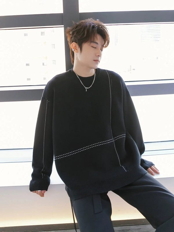 Black Crewneck Sweater Supply