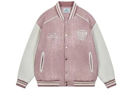 Casual Cotton-Padded Varsity Jacket Online