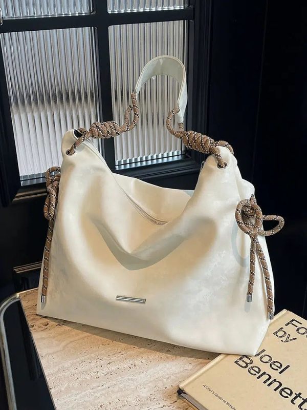 Stylish Rope Handle Shoulder Bag For Cheap