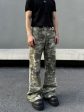 Camouflage Wide-Leg Pants Online Sale