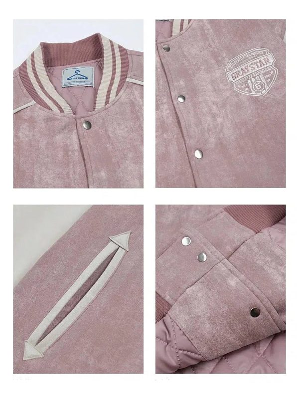 Casual Cotton-Padded Varsity Jacket Online