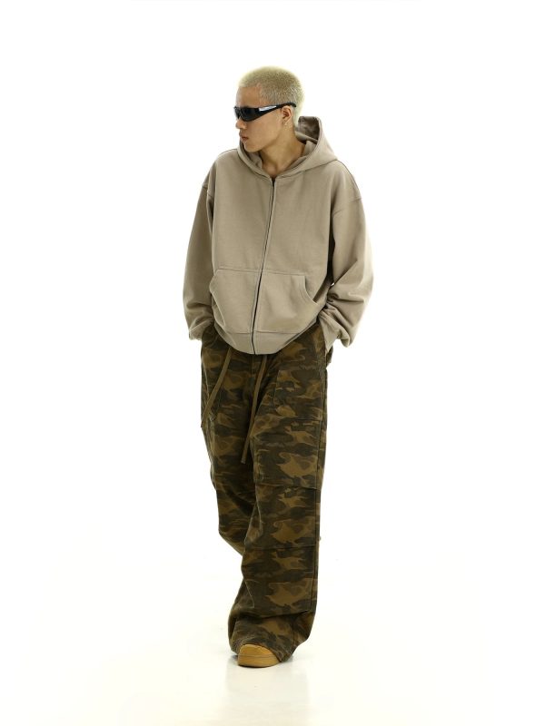 Camouflage Baggy Wide-Leg Pants Sale