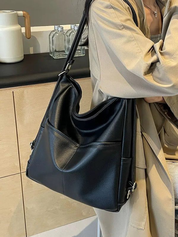 Adjustable Strap Sleek Shoulder Bag For Discount