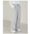 Wide-Leg Drawstring Elastic Sweatpants Sale