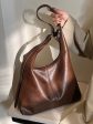 Stylish Large Leather Tote Bag For Discount