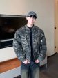 Camouflage Quilted Baseball Jacket Hot on Sale