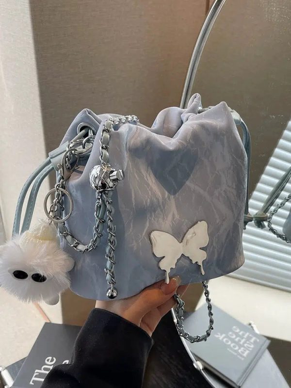 Butterfly Charm Drawstring Bag Supply