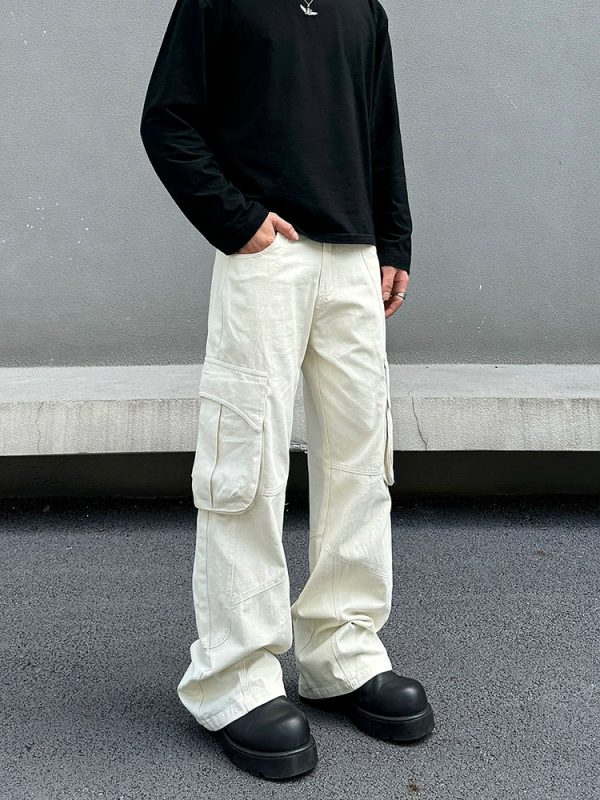 Cargo Multiple Pockets Pants Discount