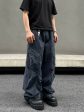 Casual Wide-Leg Cargo Pants For Discount