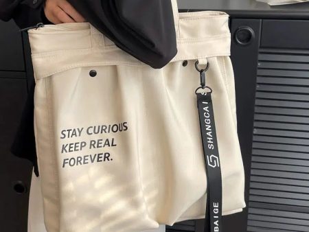 Versatile Stay Curious Tote Bag Online Hot Sale