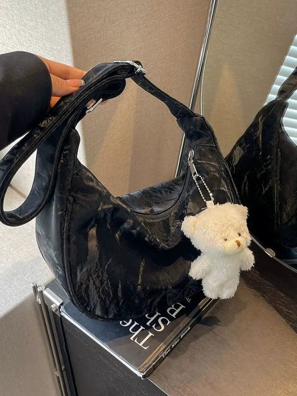 Teddy Bear Keychain Shoulder Bag Hot on Sale