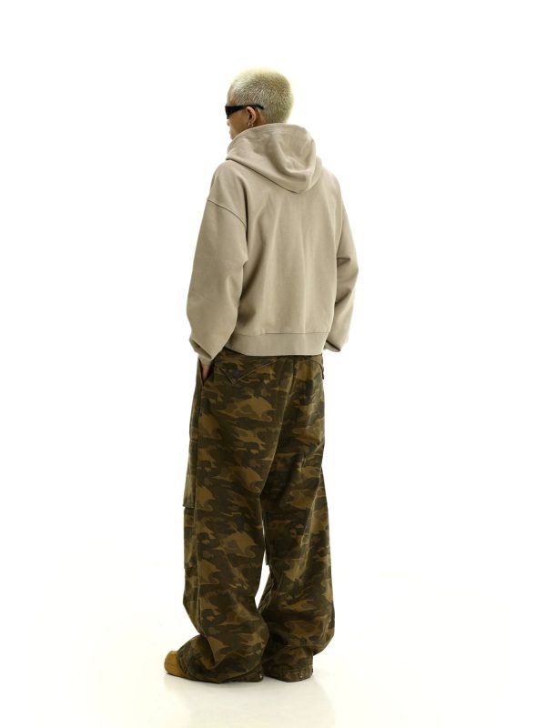 Camouflage Baggy Wide-Leg Pants Sale