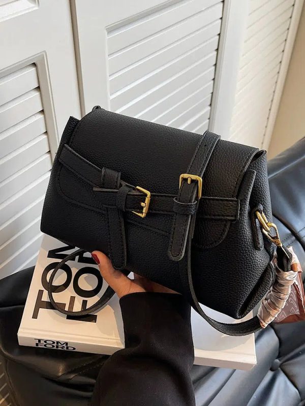 Casual Buckle Small Square Shoulder Bag Supply