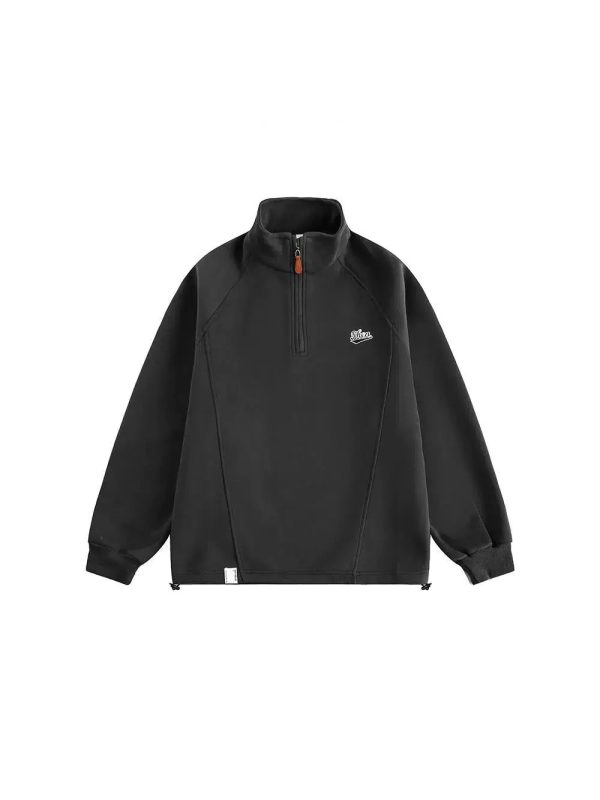 Casual Half-Zip Hoodie For Discount